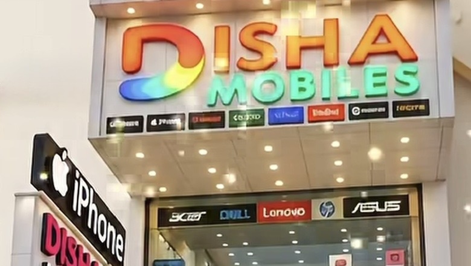 Flagship smartphone and laptop on a studio background
